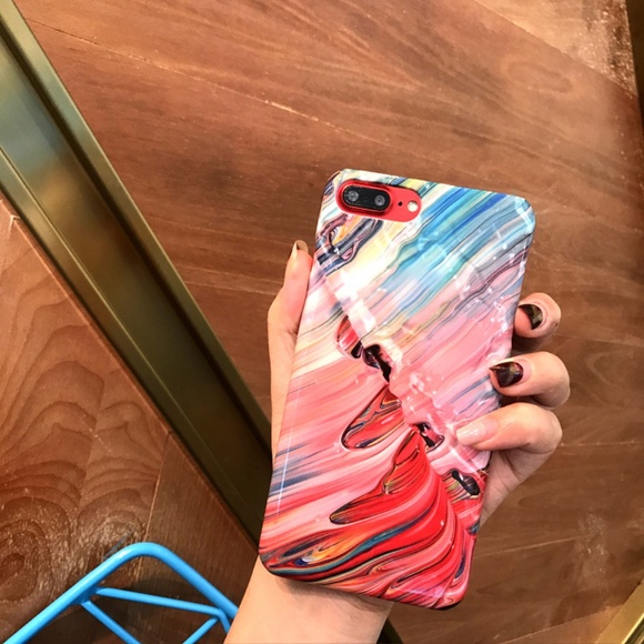 ⚠️Clearance iPhone X/XS/7/8/Plus Oil Paint Case - Picture 3 of 8